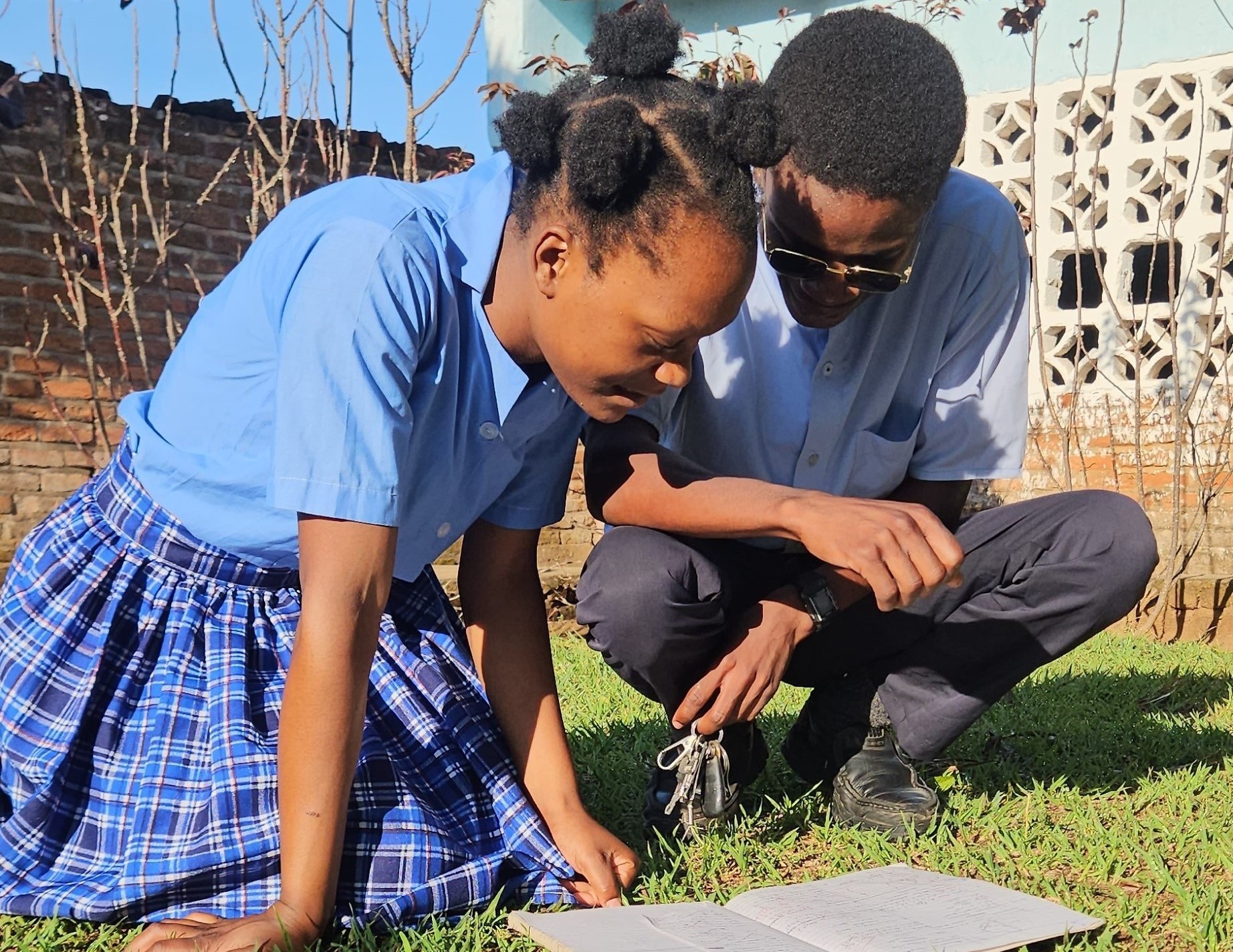 Students busy discussing